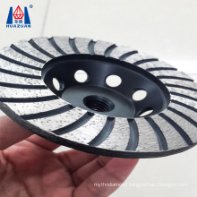 Diamond turbo cup grinding wheel for stone grinding